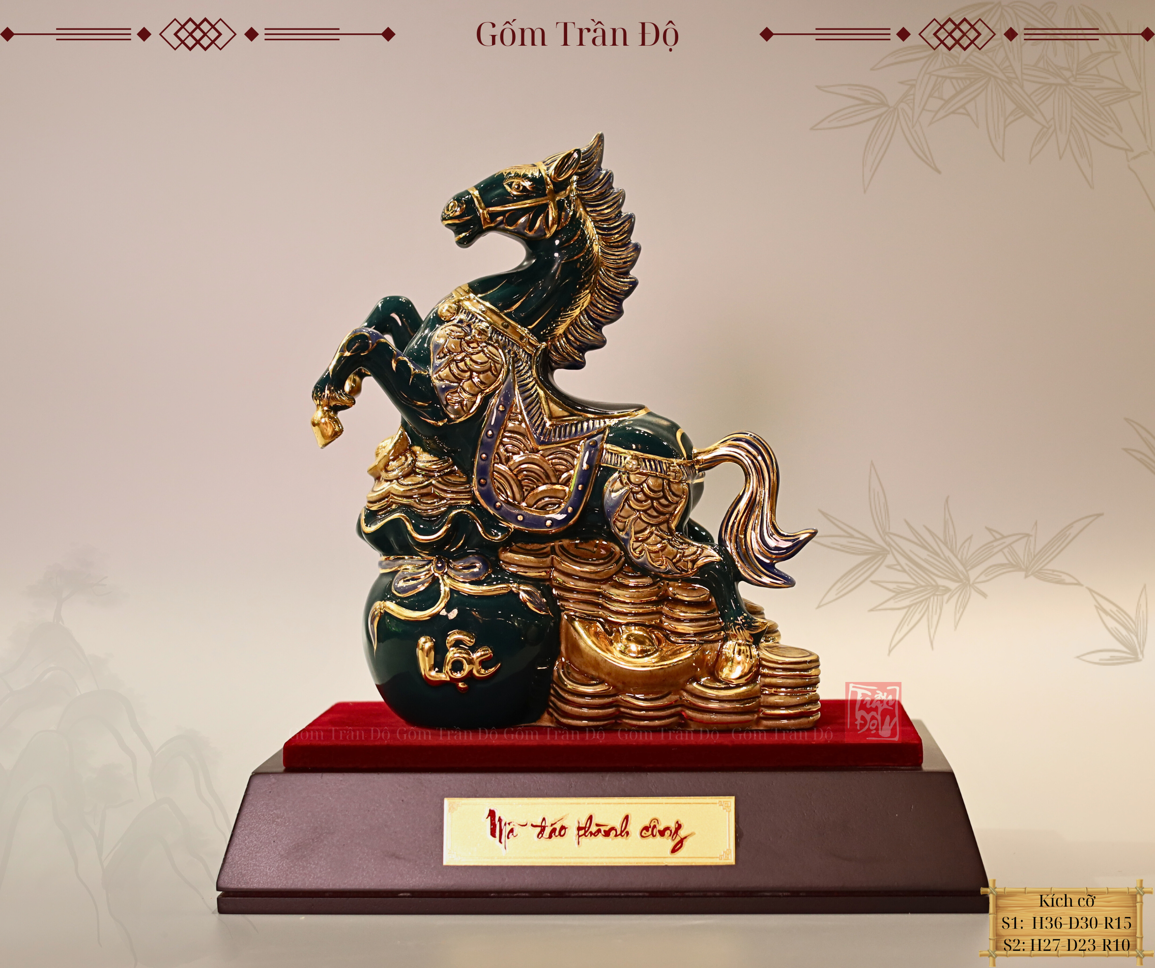 Quà tặng năm Bính ngọ 2026 Vẽ vàng 24K